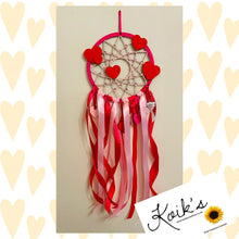 Load image into Gallery viewer, Hand Painted Wooden Dreamcatcher - Heart
