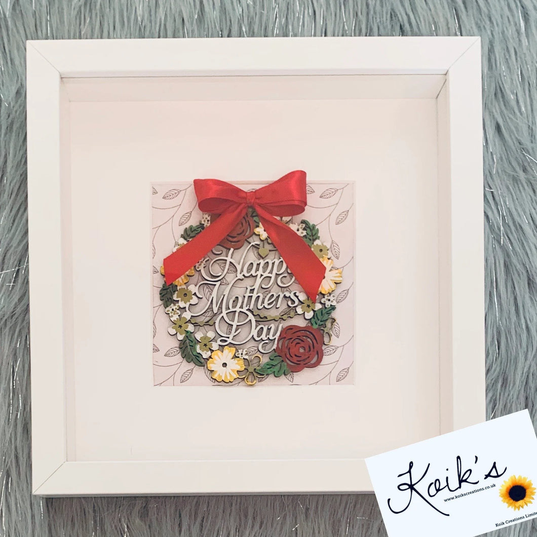 Handmade personalised Frame - Mothers Day