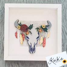 Load image into Gallery viewer, Handmade personalised Frame - Skull
