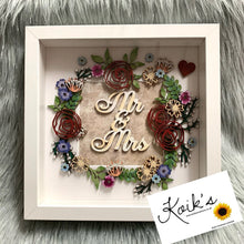 Load image into Gallery viewer, Handmade personalised Frame - Mr &amp; Mrs
