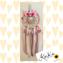 Load image into Gallery viewer, Hand Painted Wooden Dreamcatcher - Unicorn Crown 1
