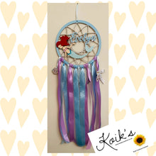 Load image into Gallery viewer, Hand Painted Wooden Dreamcatcher - Mermaid 1
