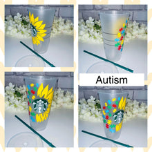 Load image into Gallery viewer, Austim Starbucks cold cup
