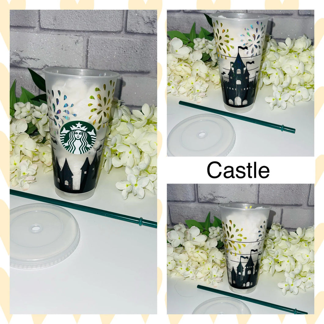 Castle Starbucks cold cup