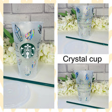 Load image into Gallery viewer, Crystal cup Starbucks cold cup
