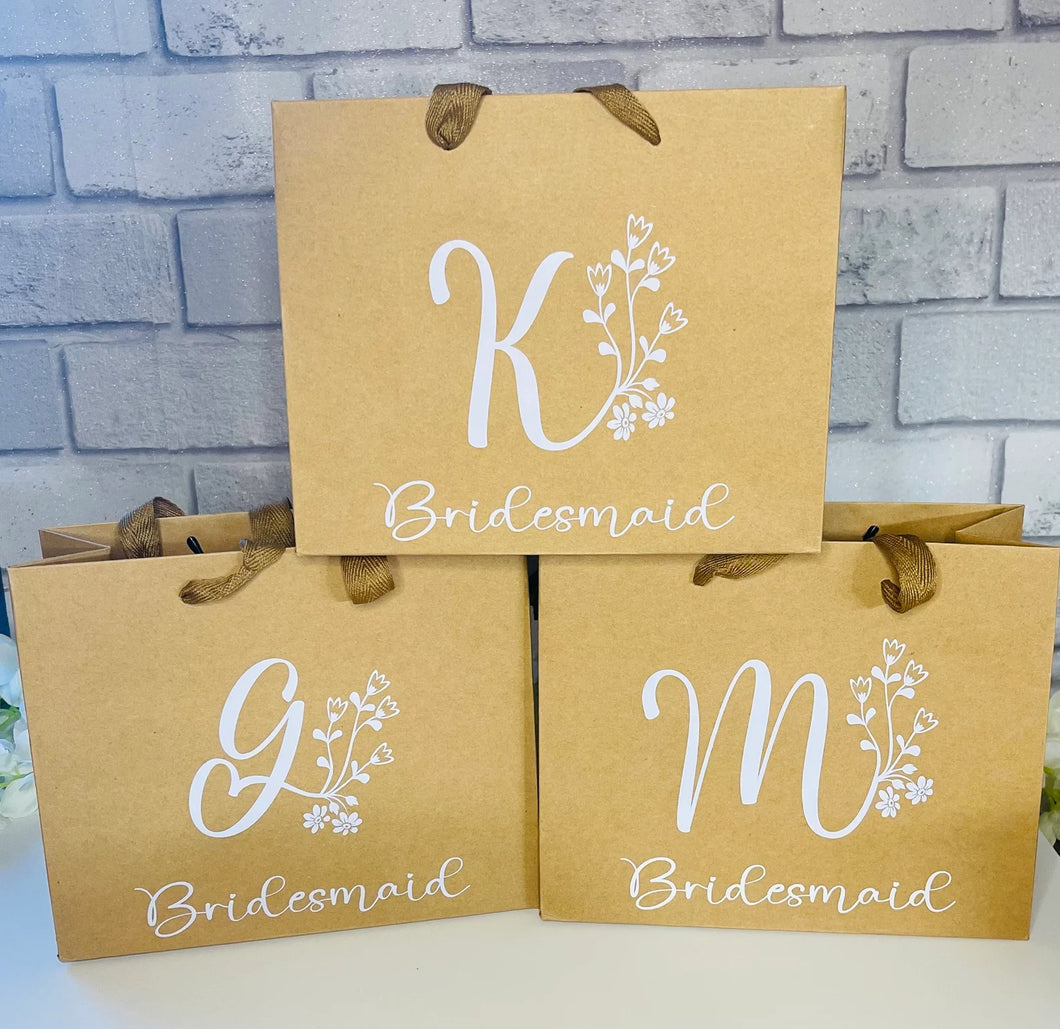 Bridesmaid gift bag