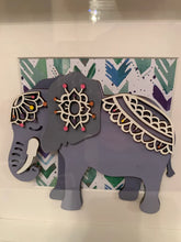 Load image into Gallery viewer, Handmade personalised Frame - Mandela Elephant
