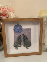 Load image into Gallery viewer, Handmade personalised Frame - Wolves and the moon
