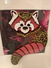 Load image into Gallery viewer, Handmade personalised Frame - Mandela Red Panda
