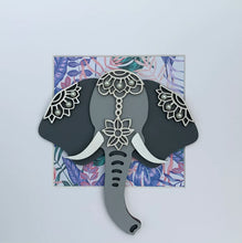 Load image into Gallery viewer, Elephant Head Mandela Print - Frame not included
