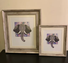 Load image into Gallery viewer, Elephant Head Mandela Print - Frame not included
