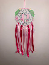 Load image into Gallery viewer, Hand Painted Wooden Dreamcatcher - Flower 1
