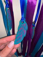 Load image into Gallery viewer, Hand Painted Wooden Dreamcatcher - Peacock
