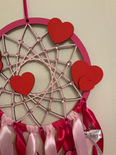 Load image into Gallery viewer, Hand Painted Wooden Dreamcatcher - Heart
