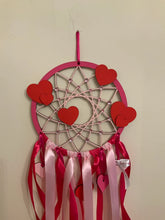 Load image into Gallery viewer, Hand Painted Wooden Dreamcatcher - Heart
