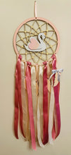 Load image into Gallery viewer, Hand Painted Wooden Dreamcatcher - Swan
