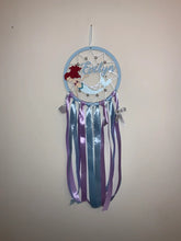 Load image into Gallery viewer, Hand Painted Wooden Dreamcatcher - Mermaid 1
