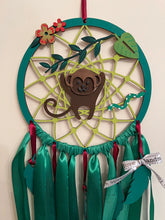 Load image into Gallery viewer, Hand Painted Wooden Dreamcatcher - Monkey
