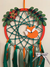 Load image into Gallery viewer, Hand Painted Wooden Dreamcatcher - Fox
