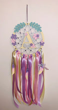 Load image into Gallery viewer, Hand Painted Wooden Dreamcatcher - Flowers 2
