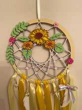 Load image into Gallery viewer, Hand Painted Wooden Dreamcatcher - Sunflower
