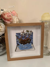 Load image into Gallery viewer, Handmade personalised Frame - Pirate Ship
