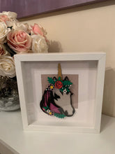 Load image into Gallery viewer, Handmade personalised Frame - Unicorn
