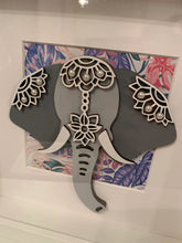 Load image into Gallery viewer, Handmade personalised Frame - Elephant Head
