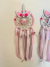 Load image into Gallery viewer, Hand Painted Wooden Dreamcatcher - Unicorn Crown 1
