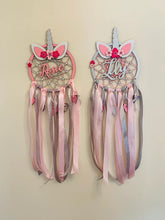 Load image into Gallery viewer, Hand Painted Wooden Dreamcatcher - Unicorn Crown 1
