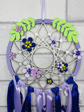 Load image into Gallery viewer, Hand Painted Wooden Dreamcatcher - Flower 4
