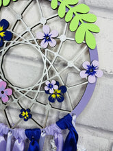 Load image into Gallery viewer, Hand Painted Wooden Dreamcatcher - Flower 4
