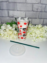 Load image into Gallery viewer, Lipstick Valentines Starbucks cold cup
