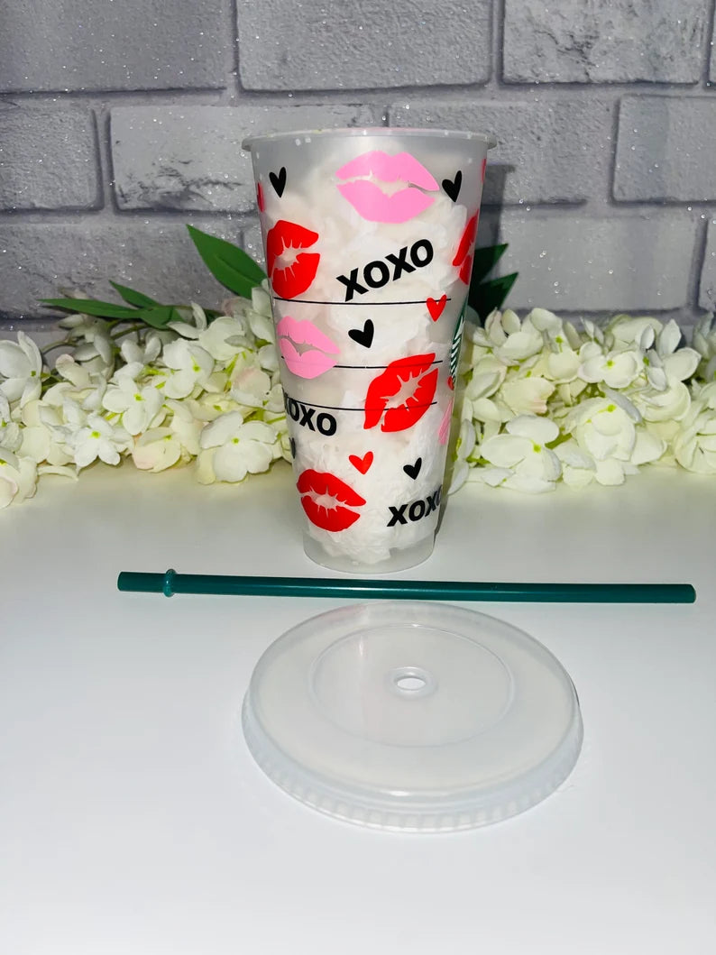 Xoxo Valentines Starbucks cold cup