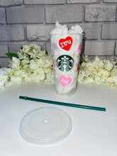 Load image into Gallery viewer, Candies Valentines Starbucks cold cup
