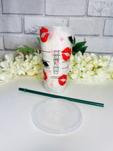 Load image into Gallery viewer, Lips n lashes Valentines Starbucks cold cup
