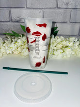 Load image into Gallery viewer, Flower petals Valentines Starbucks cold cup
