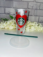 Load image into Gallery viewer, Cupid Valentines Starbucks cold cup
