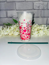 Load image into Gallery viewer, Hearts Valentines Starbucks cold cup
