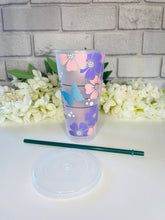 Load image into Gallery viewer, Flower cup Starbucks cold cup
