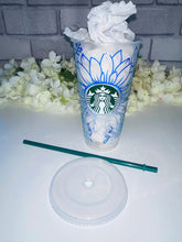 Load image into Gallery viewer, Flowers Starbucks cold cup
