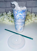 Load image into Gallery viewer, Flowers Starbucks cold cup
