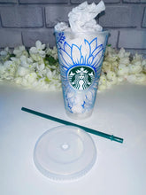 Load image into Gallery viewer, Flowers Starbucks cold cup
