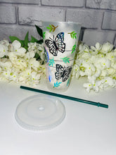 Load image into Gallery viewer, Dreamcatcher and butterflies Starbucks cold cup
