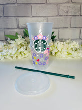 Load image into Gallery viewer, Unicorn Starbucks cold cup
