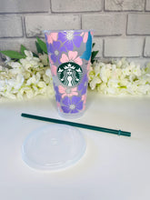 Load image into Gallery viewer, Flower cup Starbucks cold cup
