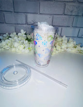 Load image into Gallery viewer, Crystal love cold cup with twist lid
