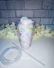 Load image into Gallery viewer, Crystal love cold cup with twist lid
