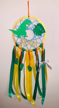 Load image into Gallery viewer, Hand Painted Wooden Dreamcatcher - Dinosaur
