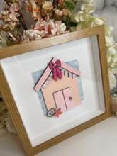 Load image into Gallery viewer, Handmade personalised Frame - Pink beach house
